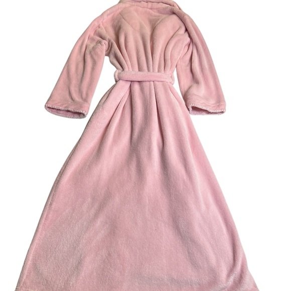 Anne Lewin New York Pink Plush Robe – Women’s Medium - Picture 5 of 5